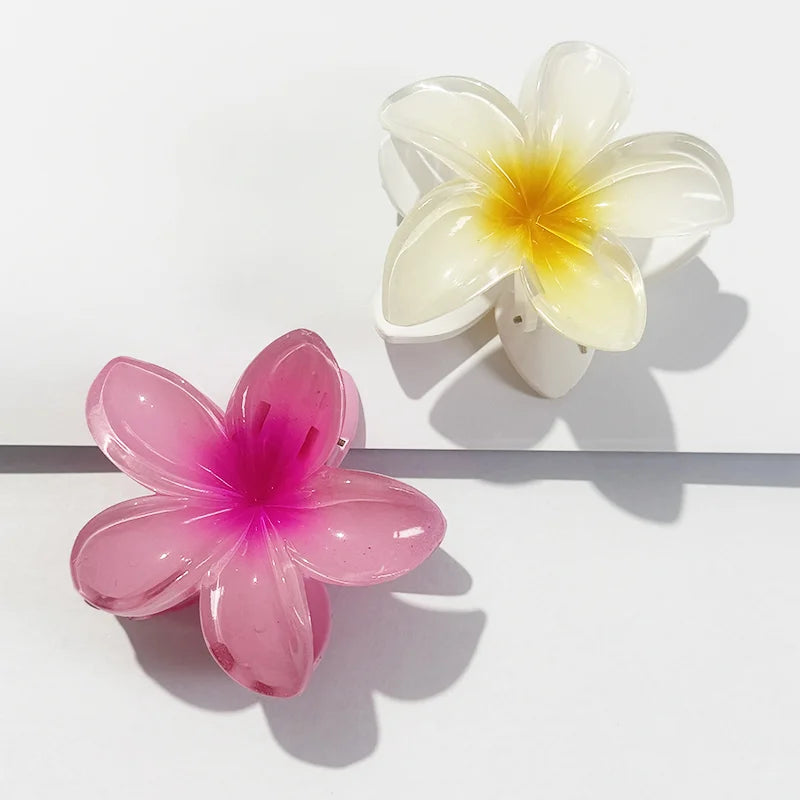 Bohemian Flower Hair Claw Clip For Women Sweet Floral Hair Claws Crab Clamp Barrettes alternate view