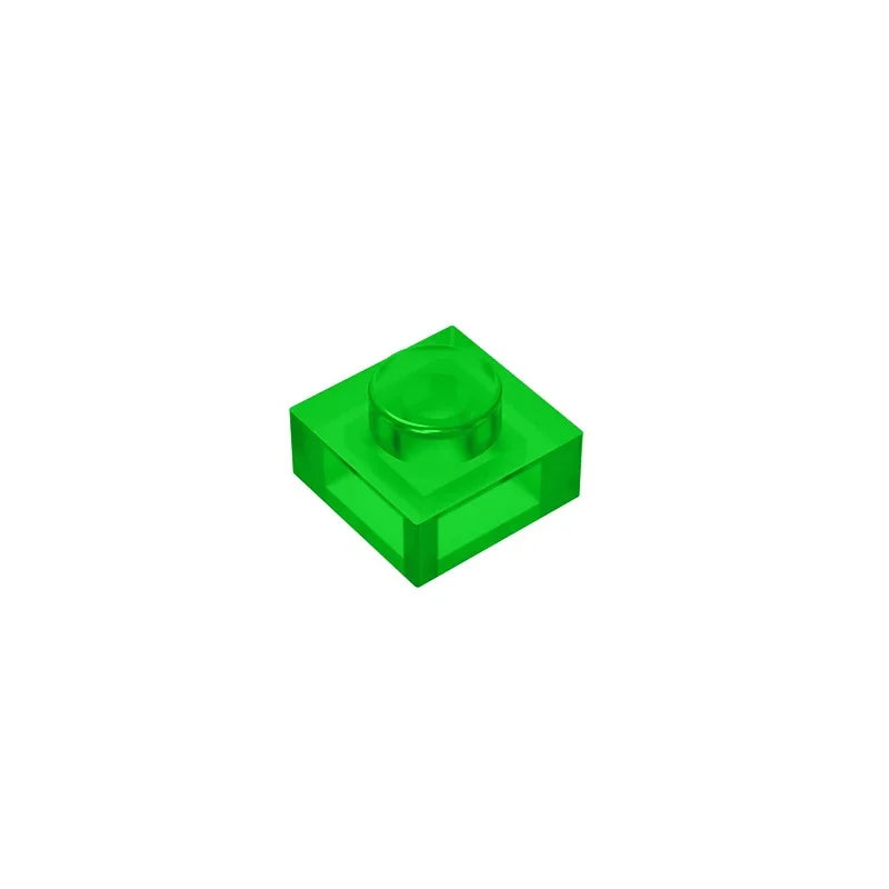 Gobricks GDS-501 Plate 1 x 1 | Compatible Building Block for Creative Builds close-up view