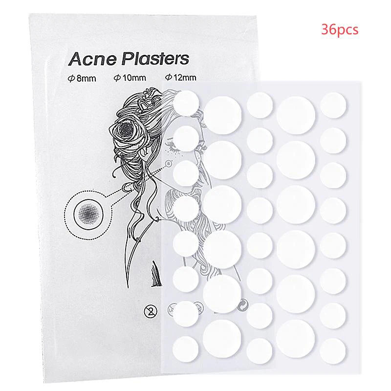 24pcs/36pcs Round Hydrogel Invisible Acne Sticker | Makeup and Skincare Tool alternate view