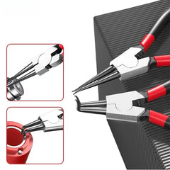 5-In Circlip Pliers | Dual-Purpose Retaining Ring Pliers for Internal and External Sna close-up view