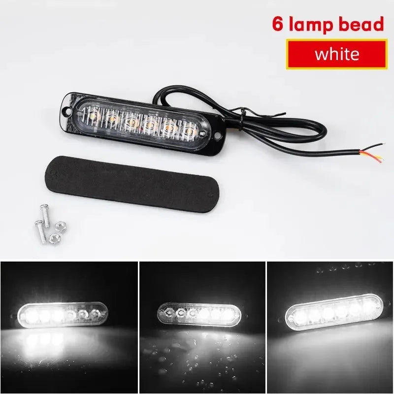1X Truck LED Strobe Warning Light | Amber Grille Flashing Light Bar lifestyle view