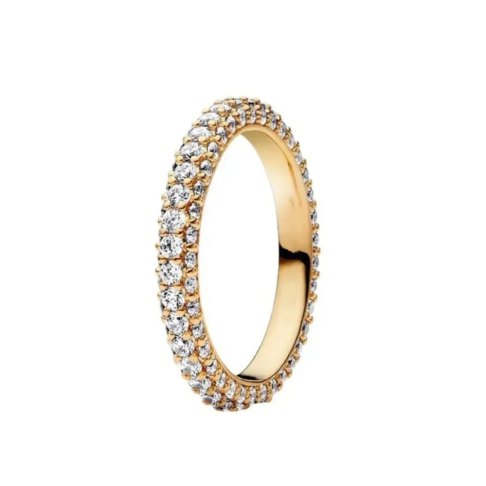 2025 Hot Selling Wholesale Gold Color Sun Heart Bow Size 6 7 8 9 Ring Rings For Trend alternate view