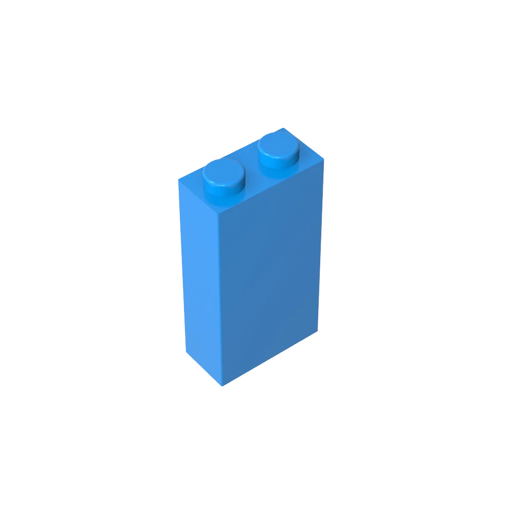 Gobricks GDS-1405 Brick 1 x 2 x 3 | Compatible Building Block for DIY alternate view