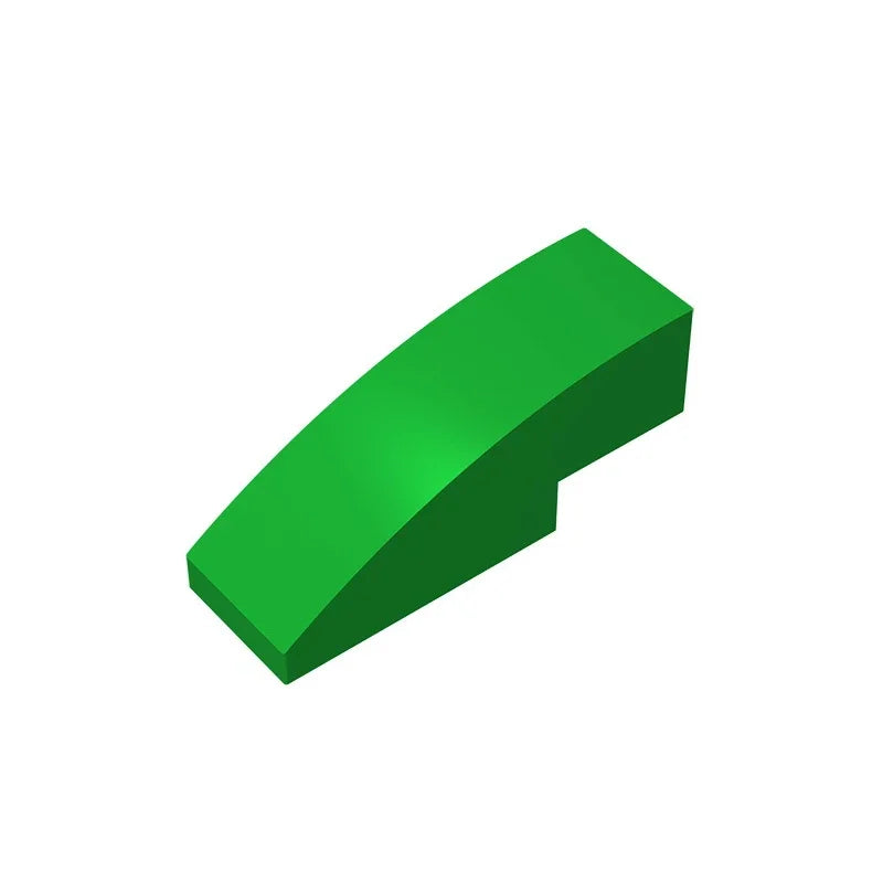 Gobricks GDS-657 Dachstein, gebogen 3 x 1 | Kompatibler Baustein für kreatives Bauen