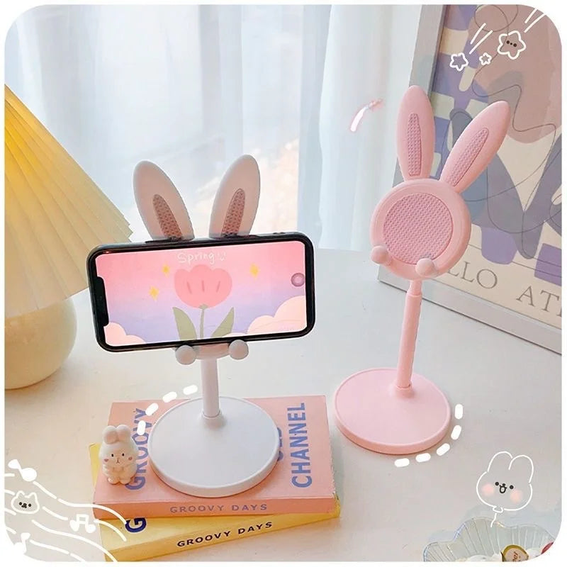 Rabbit Mobile Phone Stand Desktop Can Lift lifestyle view