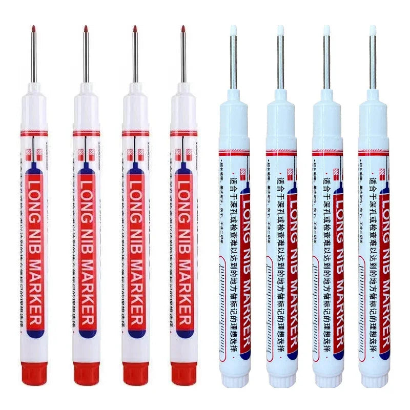 20mm Long Nib Markers for Deep Hole Marking | BSIDE Multi-Purpose Pen Set close-up view