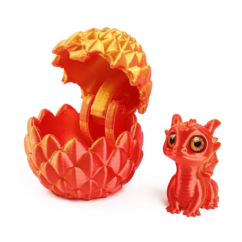 Cute 3D Printed Dragon Eggs with Mini Dragon Surprise Toys for Kids Birthdays Party Favo detail view