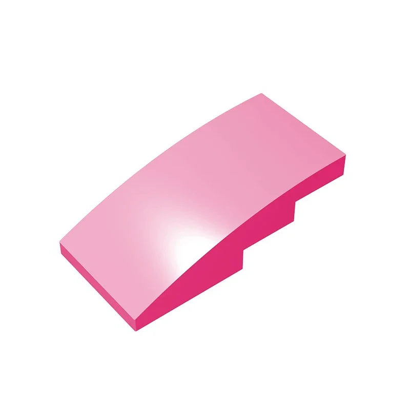 Slope, Curved 4 x 2 Building Block (Gobricks GDS-660) | Compatible with Lego 93606 Pa alternate view