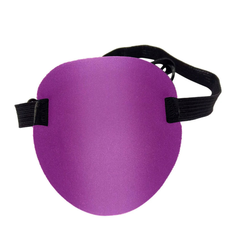 Unisex Black Single Eye Patch | Adjustable Washable Concave Eyepatch for Sleep, Visio alternate view