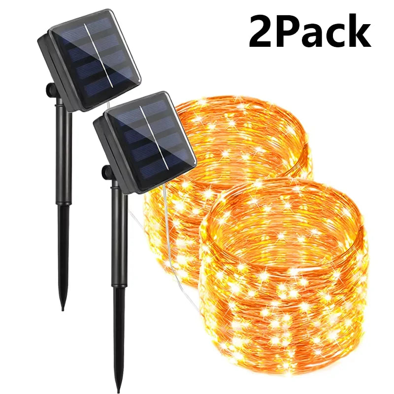 Outdoor Garden Fairy String Light Led Twinkle Waterproof Lamp for Christmas Patio & m alternate view