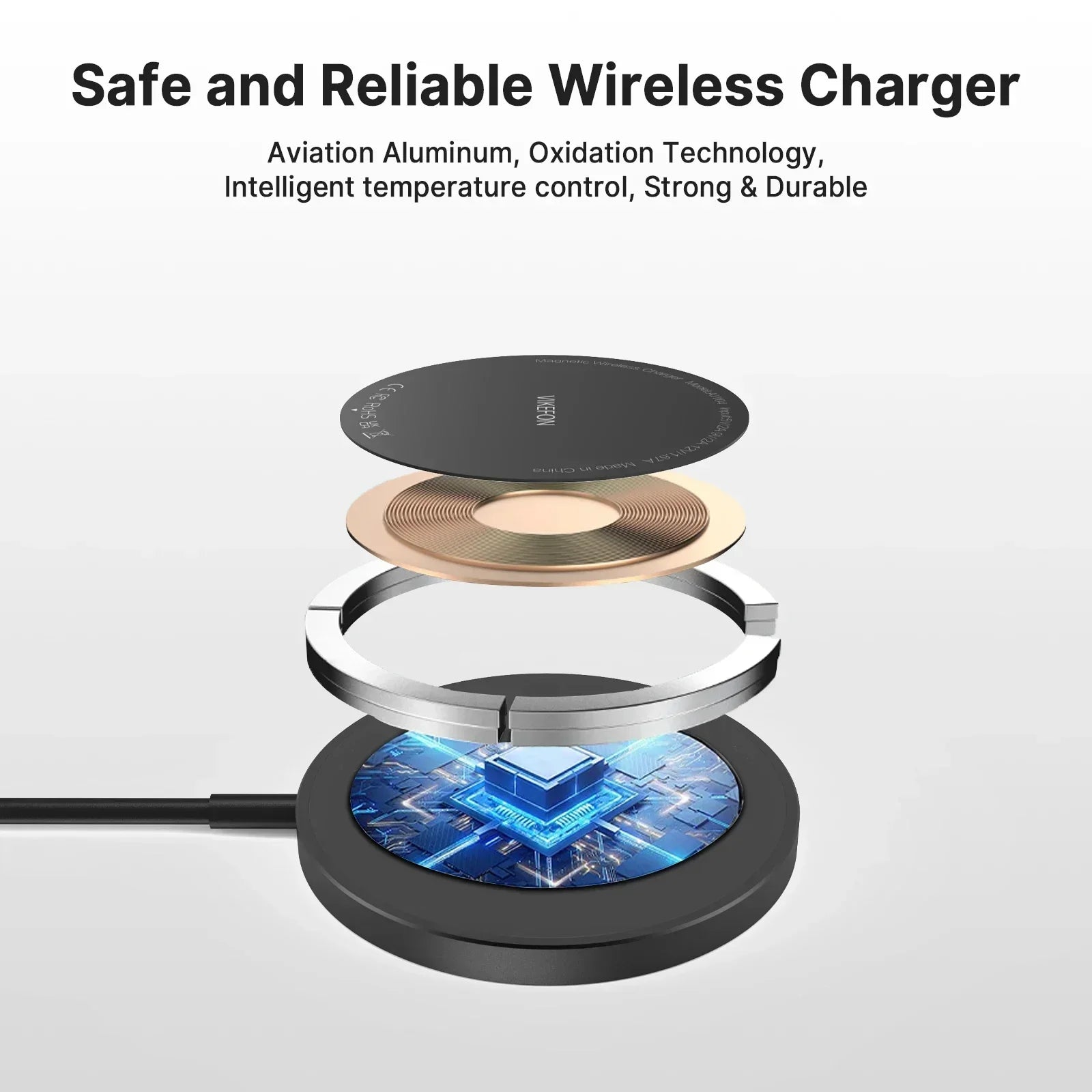 30W Magnetic Wireless Charger PD Type-C Fast Charging Pad - Onlytenbucks.com