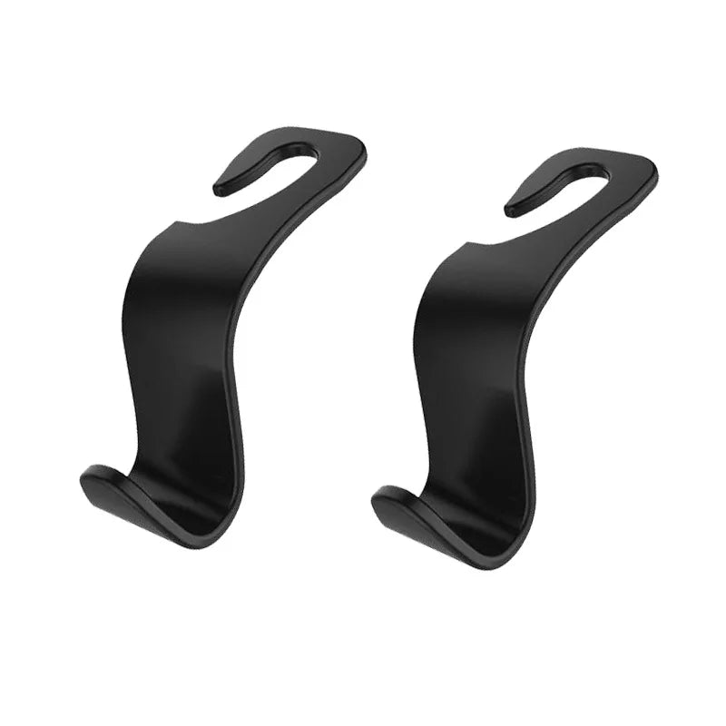 Carbon Fiber Car Seat Headrest Hook 4Pcs close-up view
