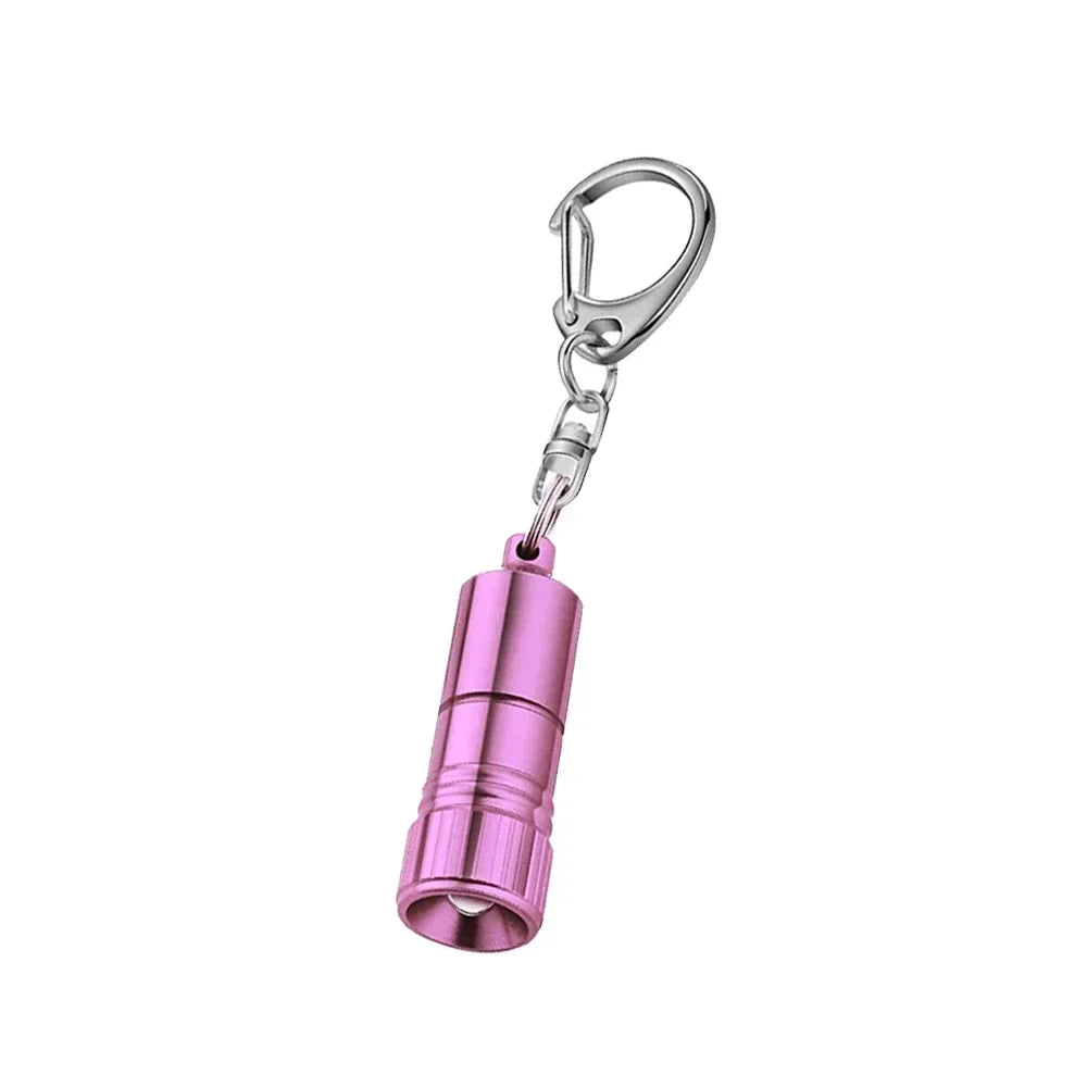 Mini LED Flashlight Keychain | Pocket-Sized Emergency Light close-up view