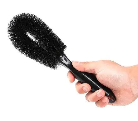 Microfiber Car Wheel Cleaning Brush For Wheels And Tires lifestyle view