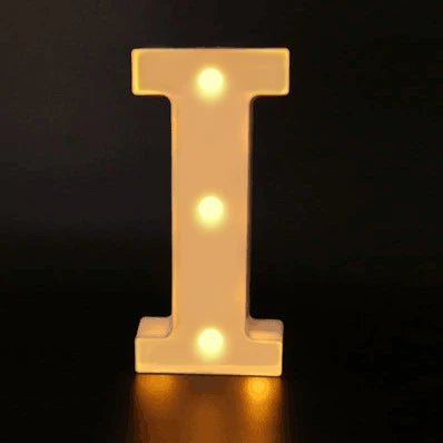 16cm Letter LED Night Light | Alphabet Luminous Decorative Lamp for Party additional angle