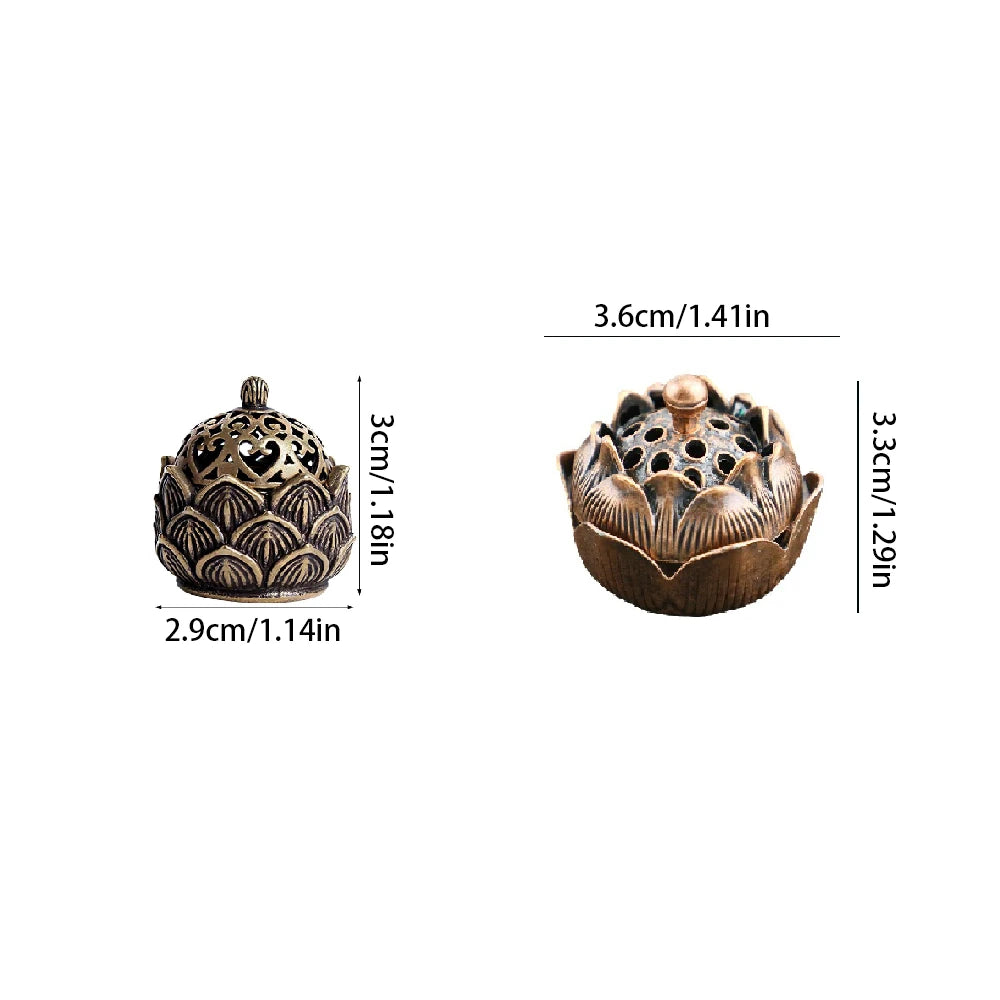 1pc Lotus Incense Holder | Mini Zen Decor Gift alternate view