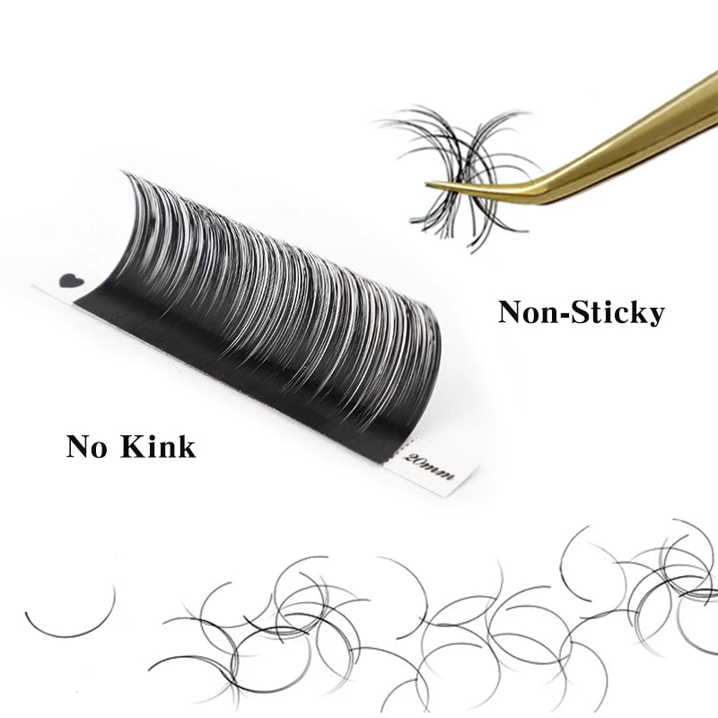 Winky Beauty Individual Eyelash Extensions | Soft Faux Mink Lashes for Volume lifestyle view