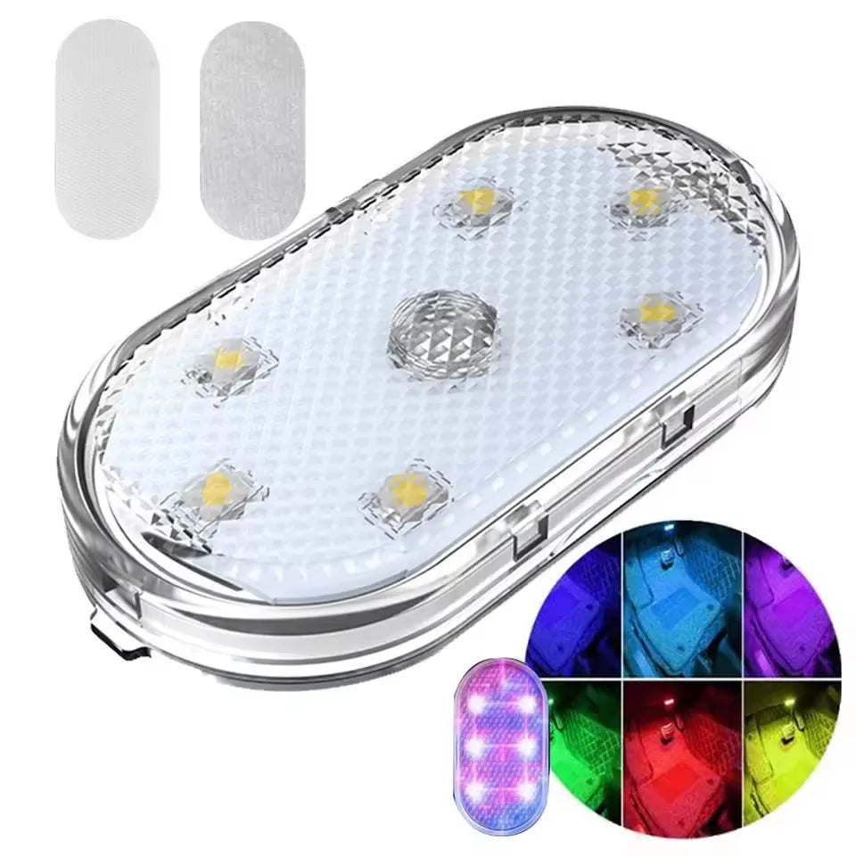 USB Charging LED Touch Light | Mini Wireless Car Interior Lamp for Trunk and Roof alternate view