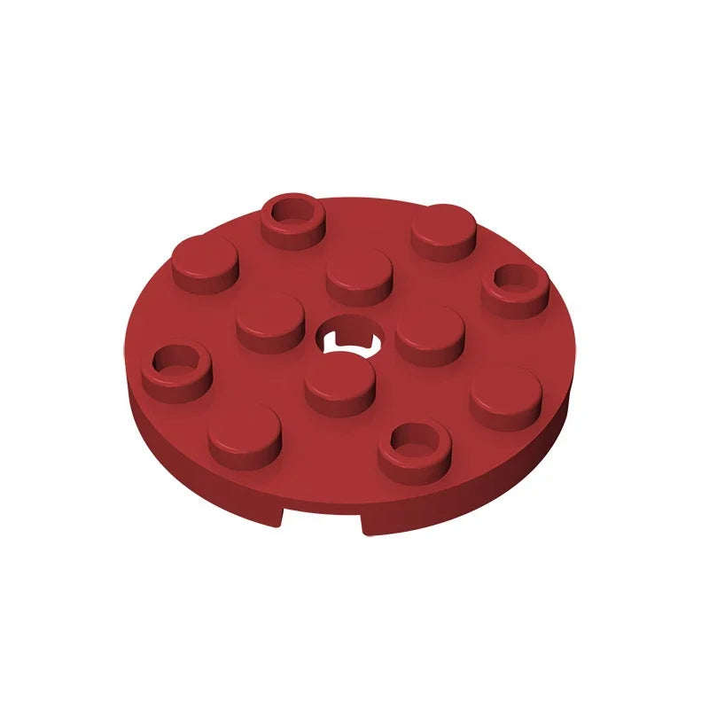 Gobricks GDS-841 Round Plate 4x4 with Hole | Compatible Building Block for DIY Creati alternate view
