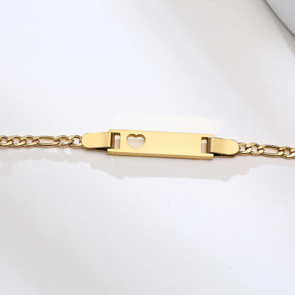 Personalized Baby Bracelet Gift | Custom Stainless Steel Name Bracelet additional angle