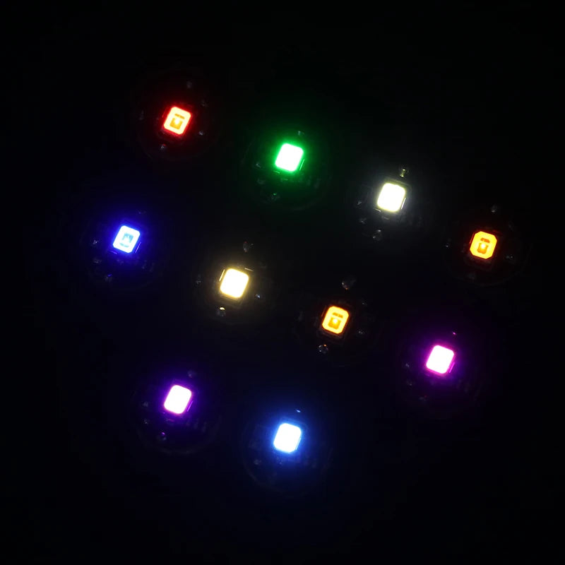 Colorful Magnetic Control Lamp | Wireless LED Light for DIY Models and Dioramas close-up view
