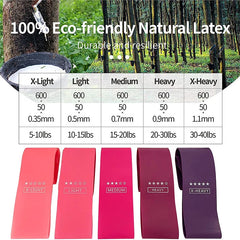 Resistance Loop Exercise Bands Set | 5 Levels Elastic Bands for Strength Training detail view