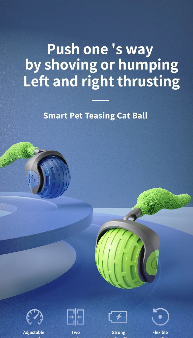 USB Rechargeable Interactive Electric Cat Toy Ball
