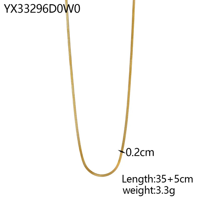 Dainty Gold Layered Bead Chain Necklace | Stainless Steel Star Pendant Jewelry detail view