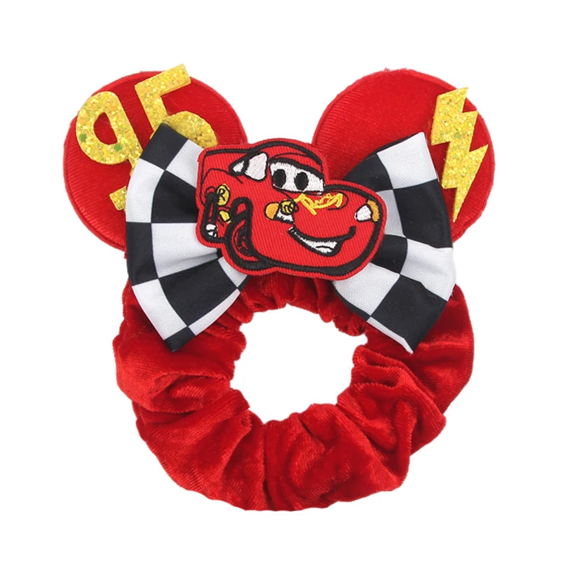 Women Ears Hair Scrunchies Velvet Hairbands For Girls Sequins Bows Headband Women T additional angle
