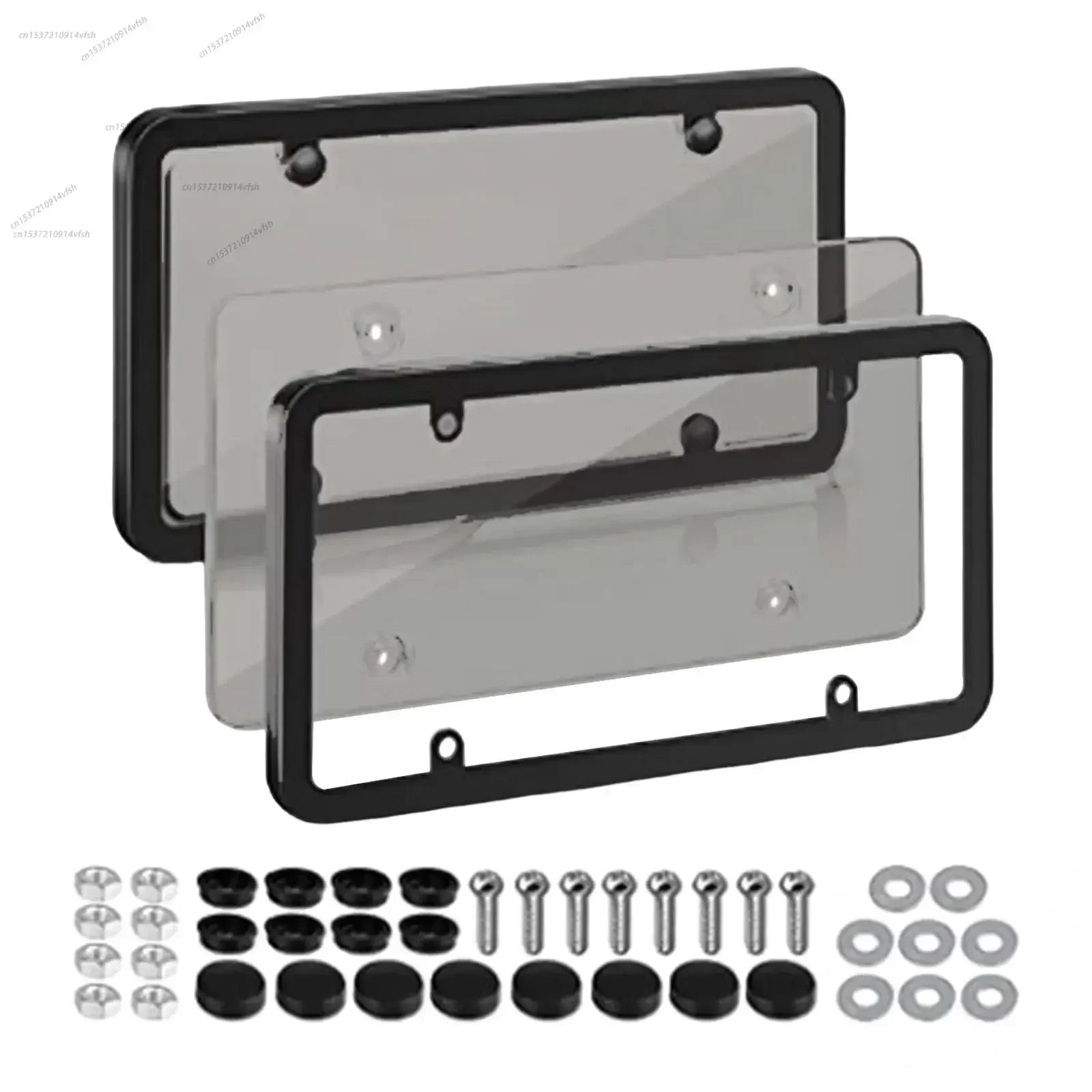 American car license plate frame, universal license plate holder, license plate brack lifestyle view