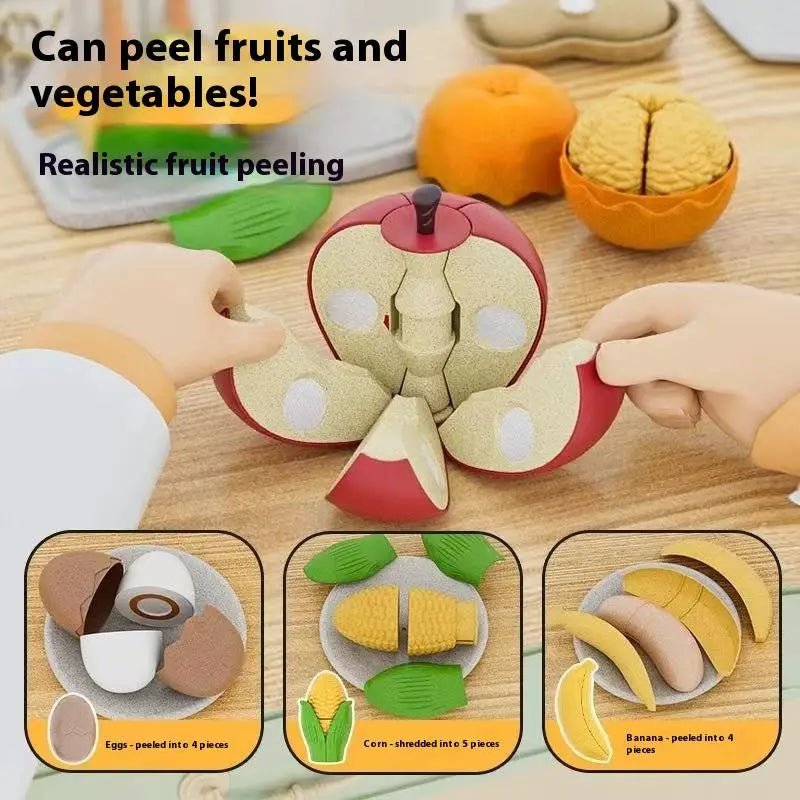 1Pcs Play House Decompress Educational Toys Montessori Paste Chechele Simulation Duri lifestyle view
