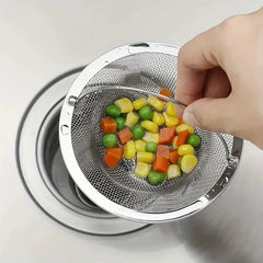 1pc Kitchen Sink Strainer W/Handle, RV Kitchen Sink, Sink Waste Strainer, Stainless Steel Sink Dishw