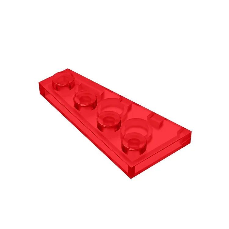 Gobricks GDS-549 Wedge Plate 4 x 2 Right | Building Block for Compatible DIY Sets lifestyle view