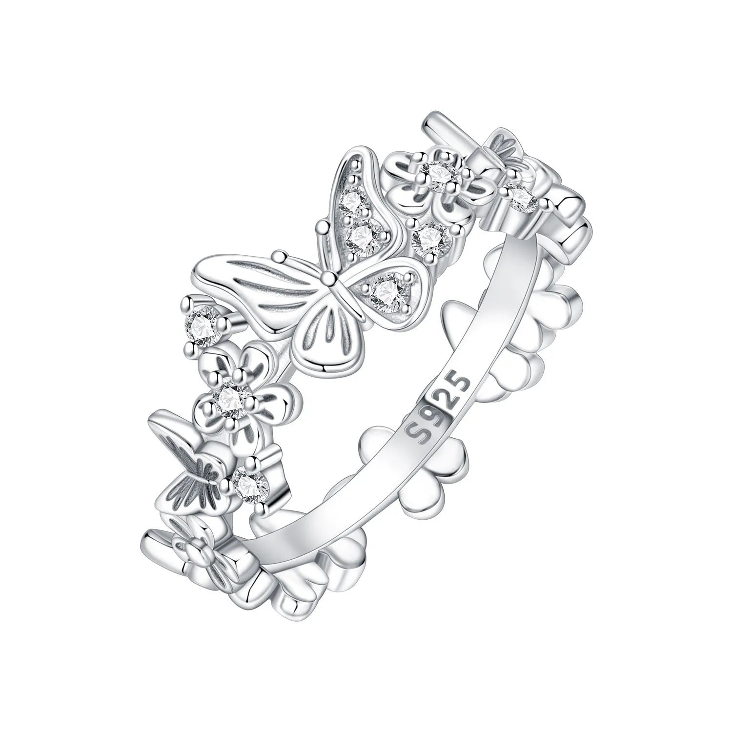Hot Sale 2025 Original 925 Sterling SilverPanda Animal Closed Rings For Women Fashiona close-up view