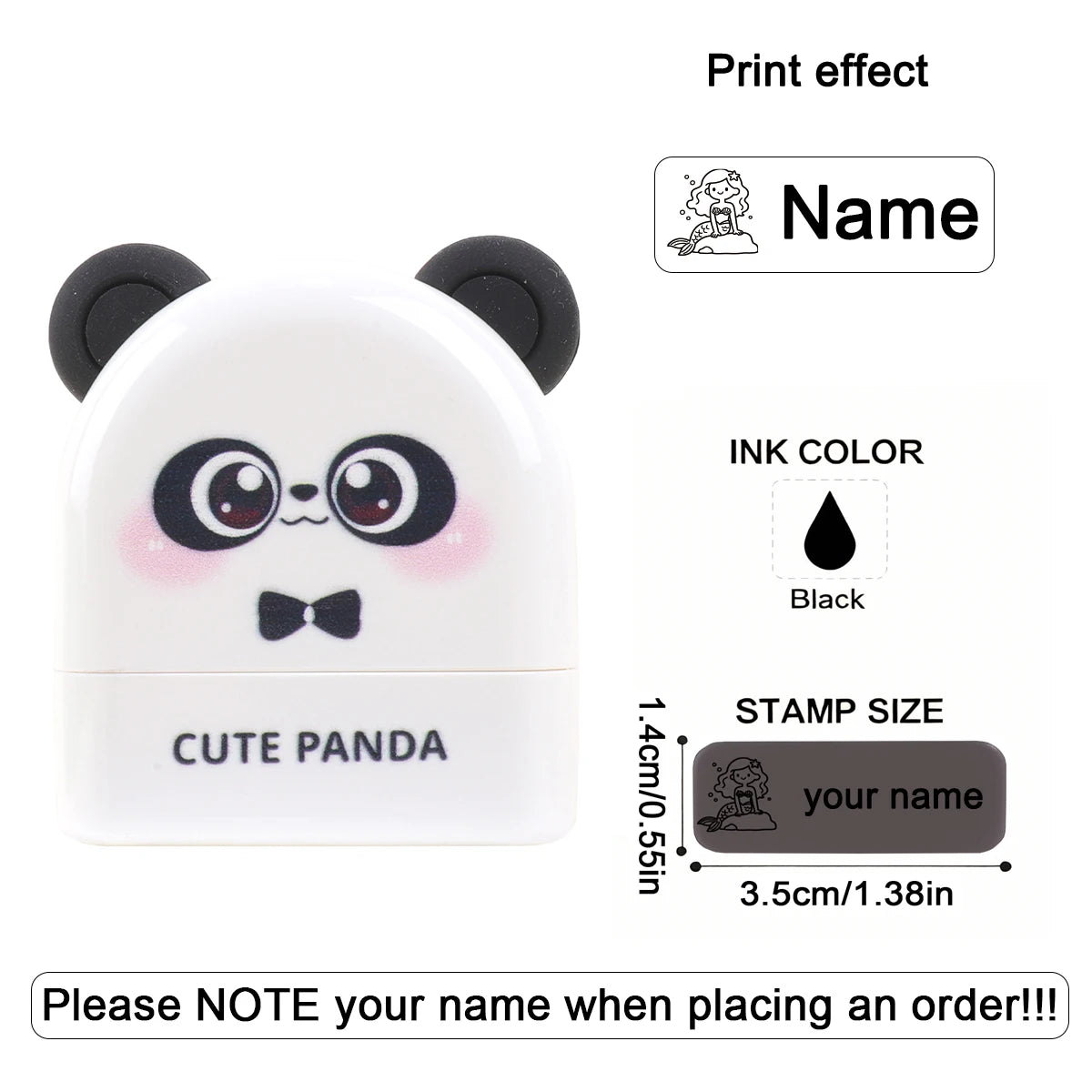 Personalized Animal Name Stamp | Custom Waterproof Clothing Label for Kids lifestyle view