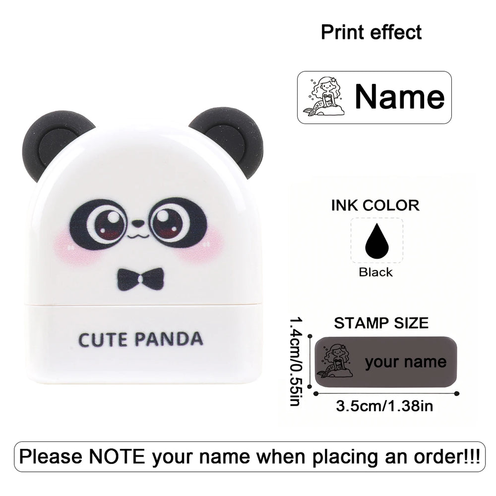 Personalized Animal Name Stamp | Custom Waterproof Clothing Label for Kids lifestyle view