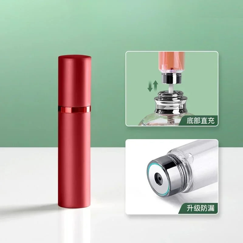 5ml Mini Portable Bottom-Filling Pump Perfume Refillable Spray Bottle Empty Cosmetic Con detail view