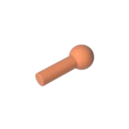 Gobricks Bar 1L with Tow Ball | Compatible Building Block Technical Parts alternate view