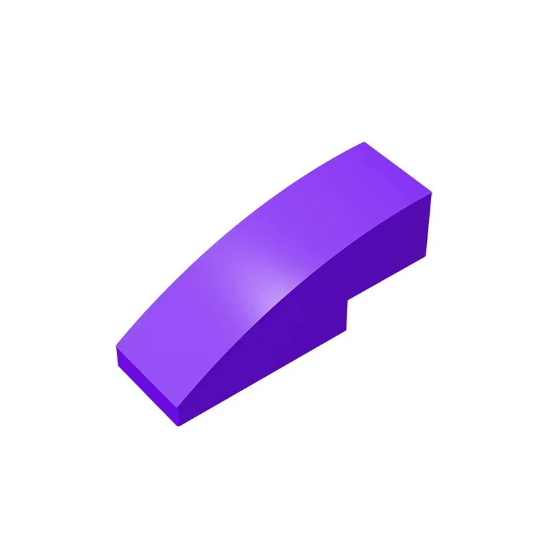 Gobricks GDS-657 Slope, Curved 3 x 1 | Compatible Building Block for Creative Const additional angle