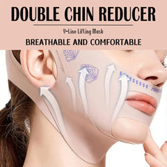 Women Face Slimming Bandage | V Line Lifting Strap for Cheek and Chin Lift close-up view
