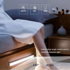 USB Rechargeable Motion Sensor LED Bar Light | 3-Mode Induction Night Light for Kitchen, detail view