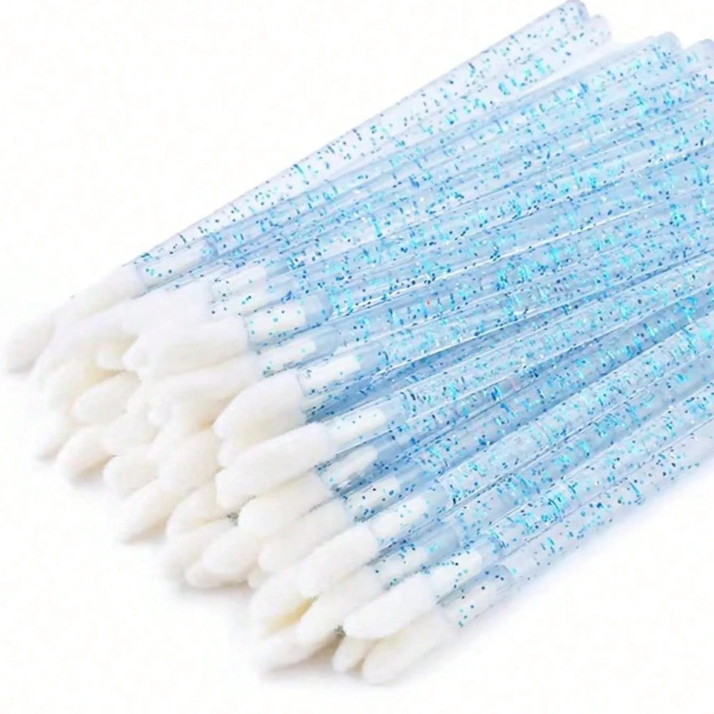 50Pcs Crystal Eyelashes Brush Comb Disposable Eye Lashes Extension Mascara Wands Make alternate view