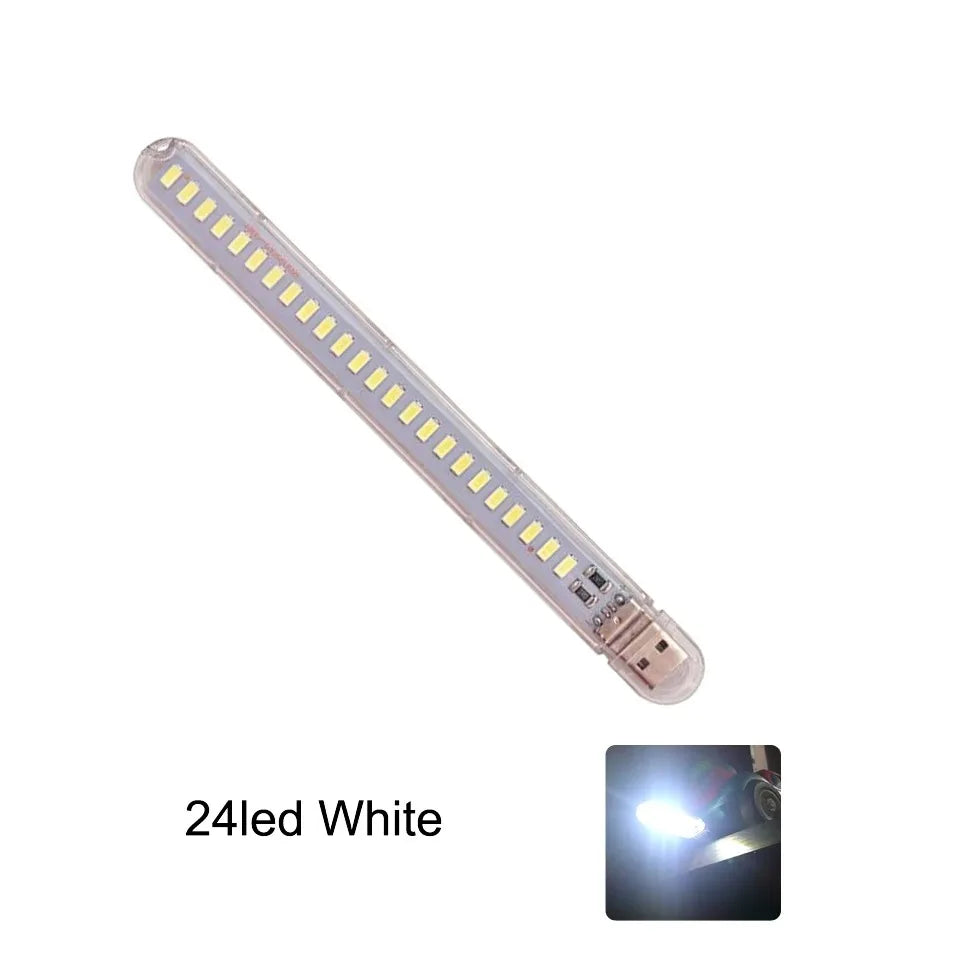 Mini USB LED Book Light | RGB Ultra Bright Reading Lamp with 3 Brightness Levels additional angle