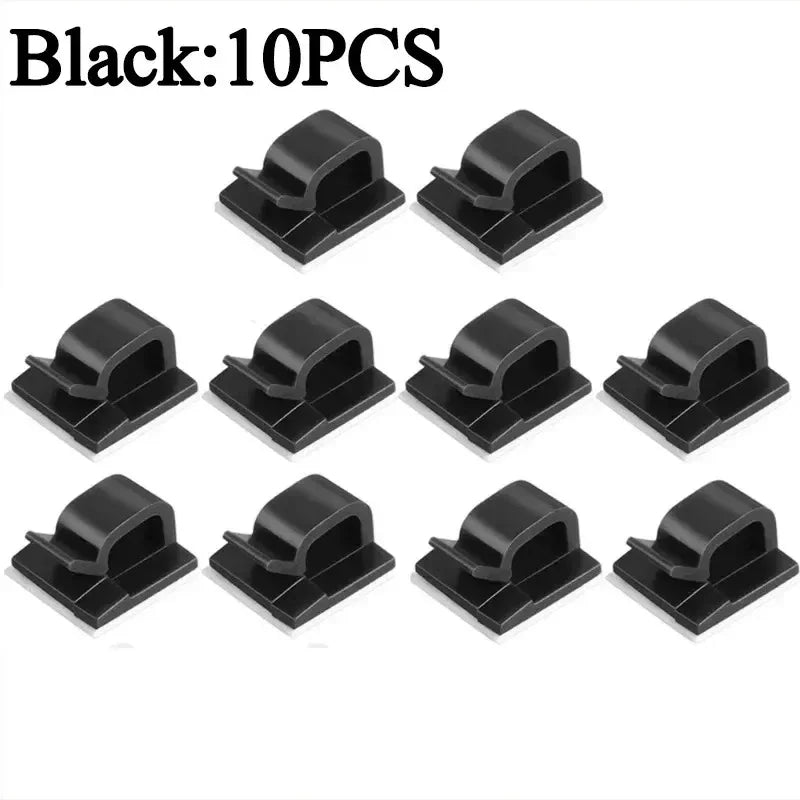 Self-Adhesive Car Cable Clips Wire Management