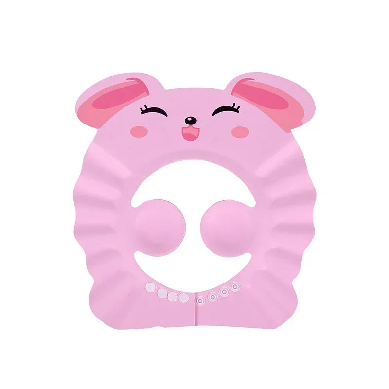 Adjustable Baby Shower Cap - Soft Bathing Hat for Kids with Ear Protection, Gentle Hair Wash Shield (0-4 Years)