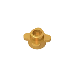 Gobricks GDS-839 Plate Round 1x1 with Flower Edge | Compatible with Lego 33291 28573 lifestyle view