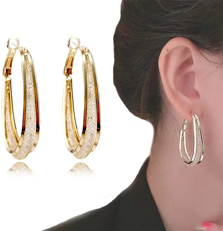 Lymphatic Drainage Slimming Hoop Earring Flysmus Halolux Lymphvity Magnetotherapy Germanium Earrings Acupuncture Therapy Earring