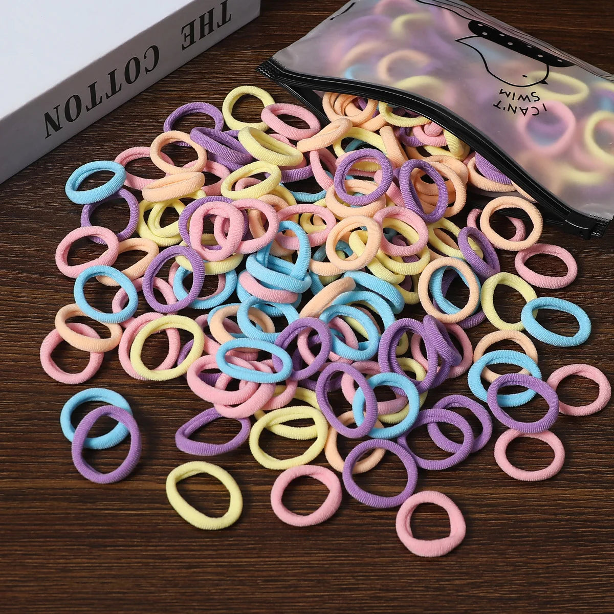Ties Rubber Band Kids Elastic Hair Leagues Girl Hair for Children close-up view