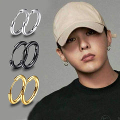 Stainless Steel Gold Hoop Earrings