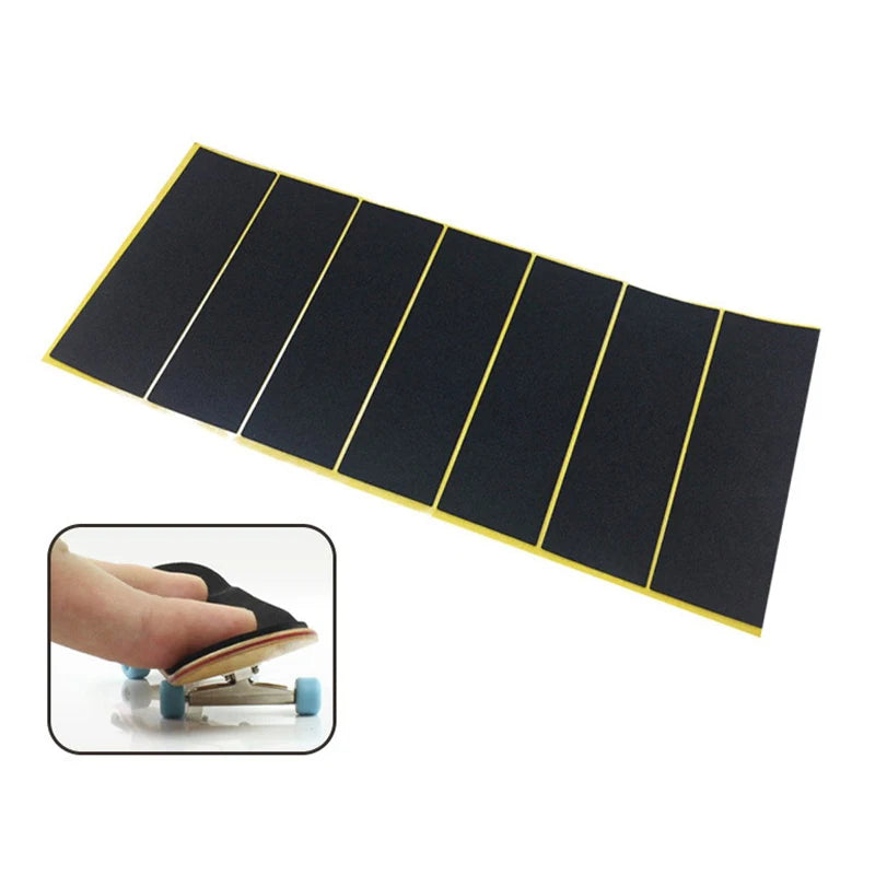 10Pcs Black Foam Fingerboard Grip Tape | Non-slip Deck Stickers 38x110mm alternate view